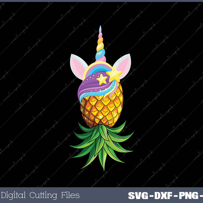 Swinger Upside Down Pineapple Magical Unicorn Head