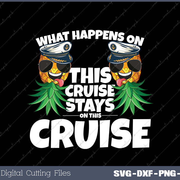 Swinger What Happens On this Cruise Stays on This Cruise SVG PNG Printable Files