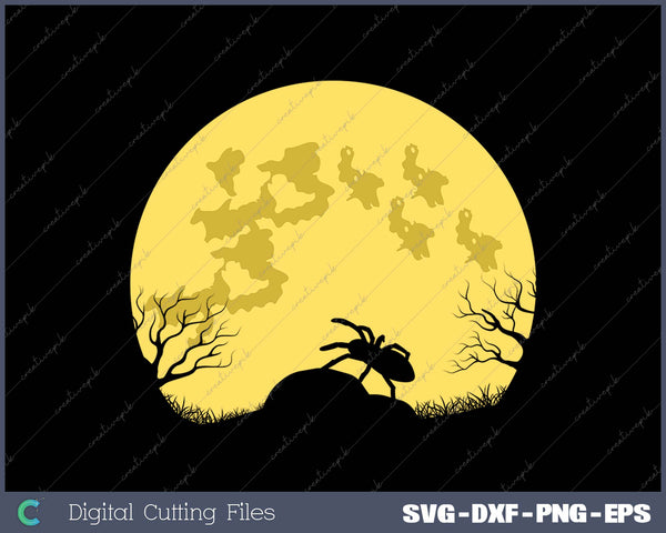 Tarantula Spider SVG PNG Cutting Printable Files