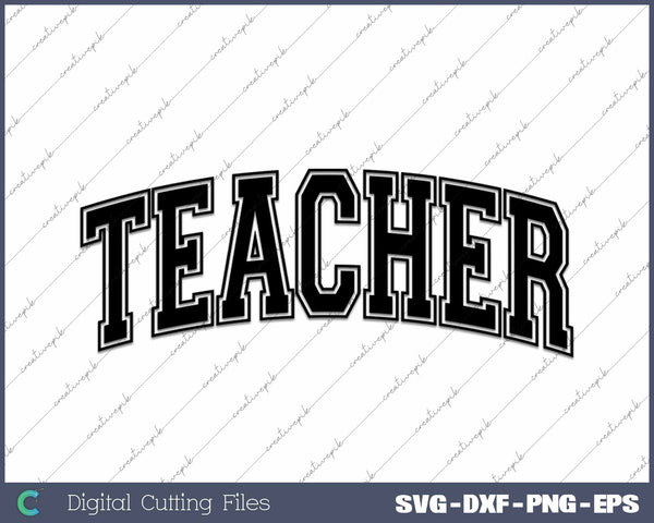 Teacher Appreciation Style Teacher Life SVG PNG Cutting Printable Files