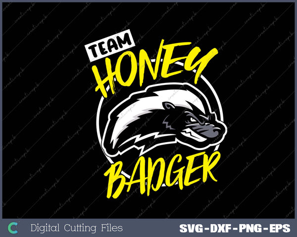 Team Honey Badger Forest Animal Squad Funny Boys Girls Gift