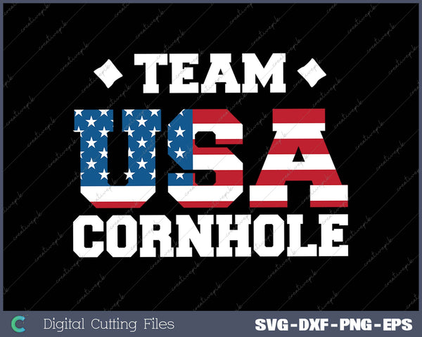 Team USA Cornhole Champion Bean Bag Toss