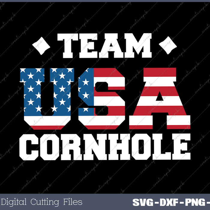 Team USA Cornhole Champion Bean Bag Toss