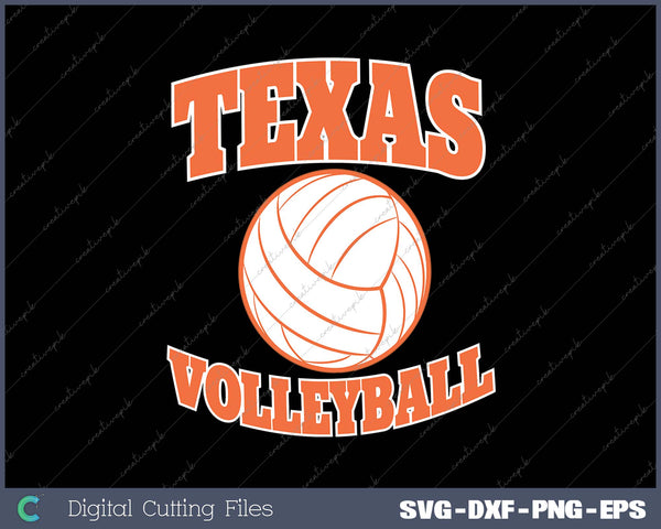 Texas Volleyball Vintage Distressed