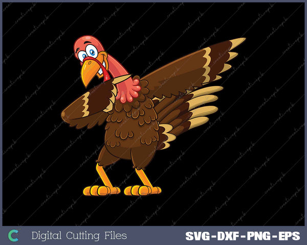 Thanksgiving Day Dabbing Turkey Pilgrim Costume Funny Dab