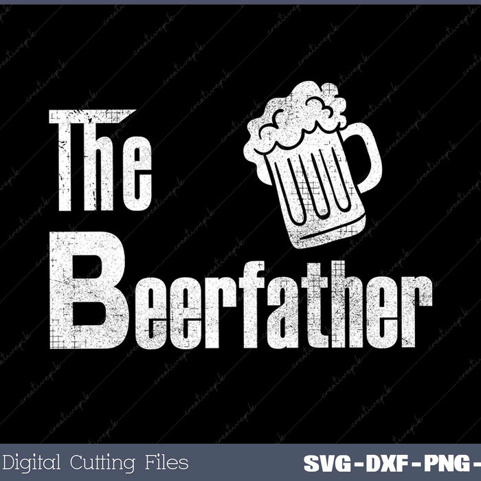 The Beerfather SVG PNG Cutting Printable Files