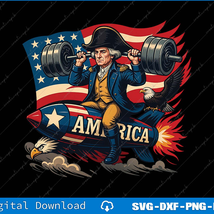 The Metric System Can't Measure Freedom Funny 4th of July SVG PNG Printable File