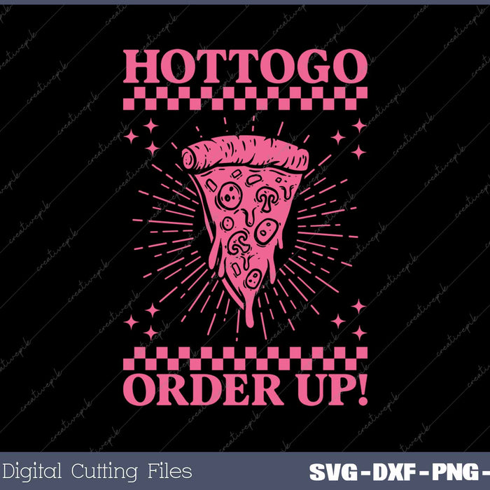 The Midwest Call Me Hot Retro Pizza Hot To Go SVG PNG Printable Files