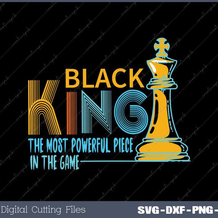 The Most Powerful Piece In The Game Black King Chess