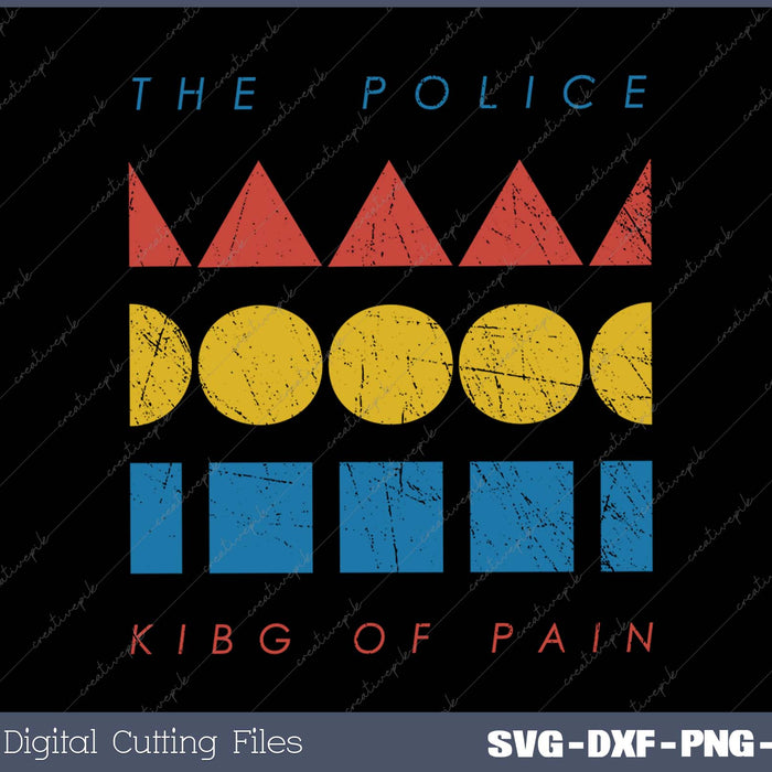 The Police King Of Pain Rock Music Band