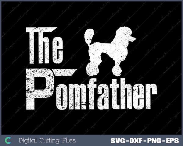 The Pomfather (Pomeranian) SVG PNG Cutting Printable Files