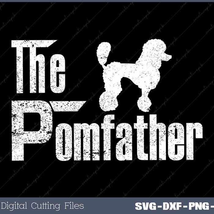 The Pomfather (Pomeranian) SVG PNG Cutting Printable Files