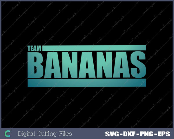 The Turbo Bananas CT Challenge SVG PNG Cutting Printable Files