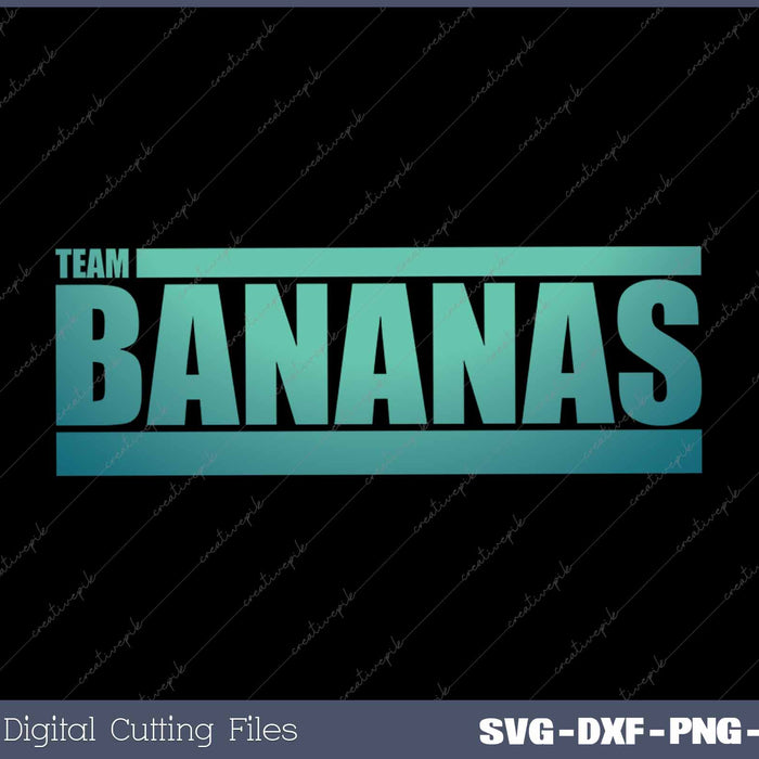 The Turbo Bananas CT Challenge SVG PNG Cutting Printable Files