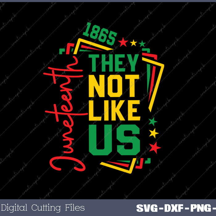 They Not Like  Juneteenth SVG PNG Cutting Printable Files