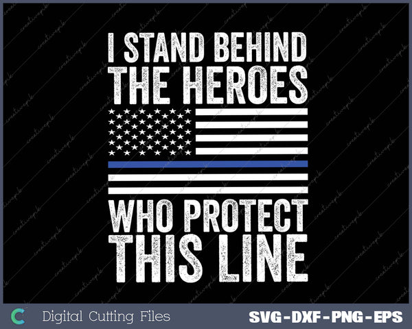 Thin Blue Line Flag Police Hero Law Enforcement Support