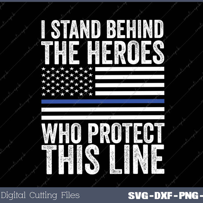 Thin Blue Line Flag Police Hero Law Enforcement Support