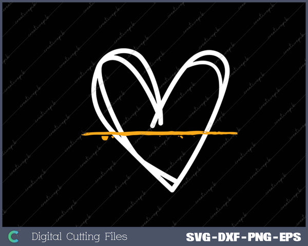 Thin Gold Line for Police Dispatch 911 Dispatcher Heart SVG PNG Cutting Printable Files