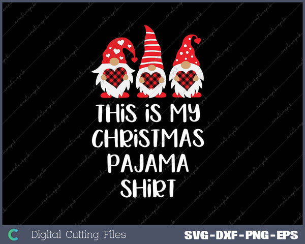 This Is My Christmas Pajama SVG PNG Cutting Printable Files