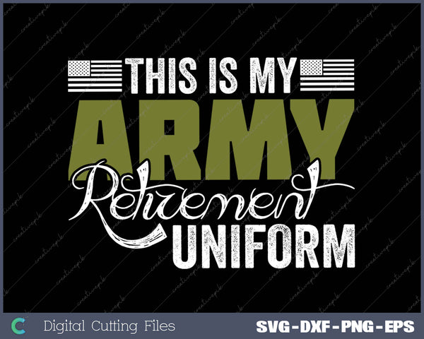 This is My Army Retirement Uniform Retired Army