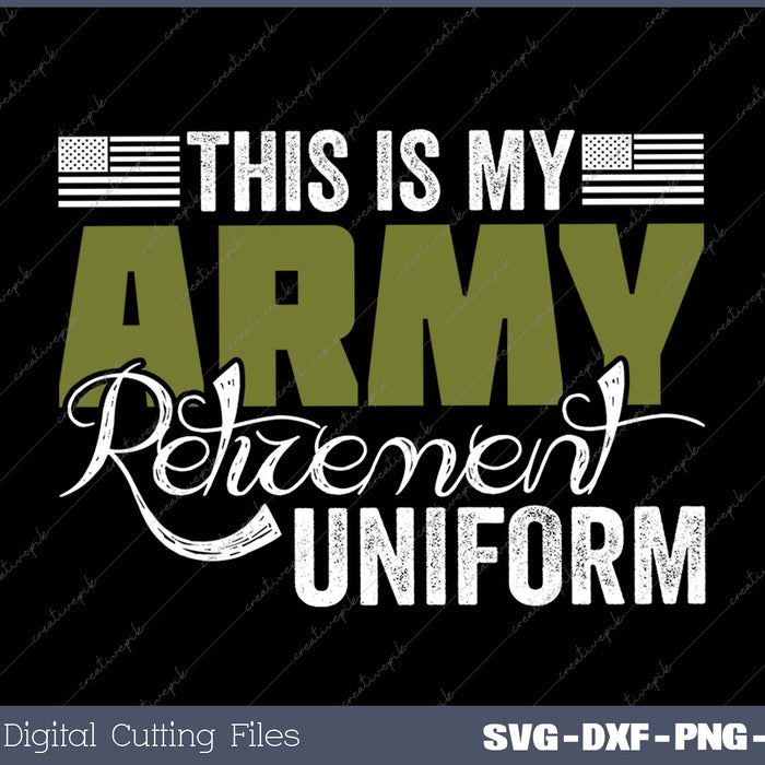 This is My Army Retirement Uniform Retired Army