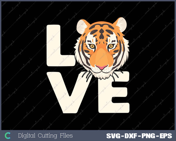 Tiger Love Nature Lover Safari Wildlife Animal Zookeeper