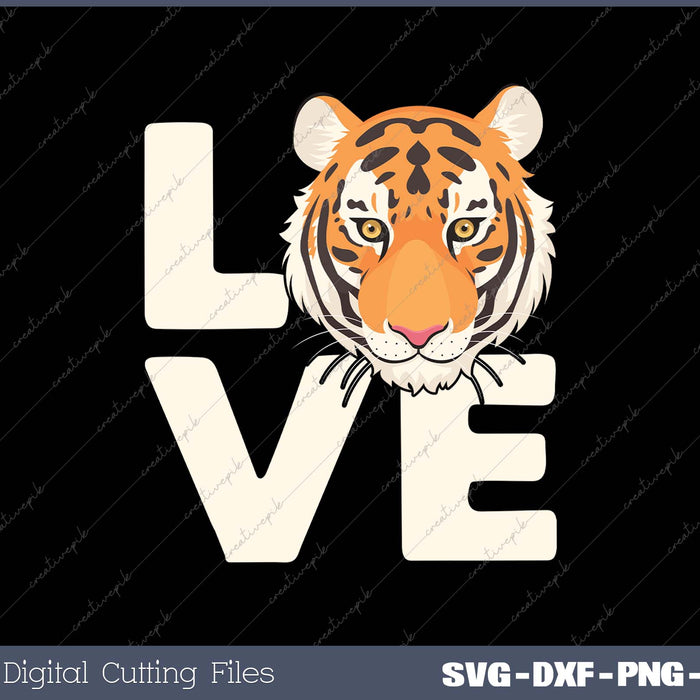 Tiger Love Nature Lover Safari Wildlife Animal Zookeeper