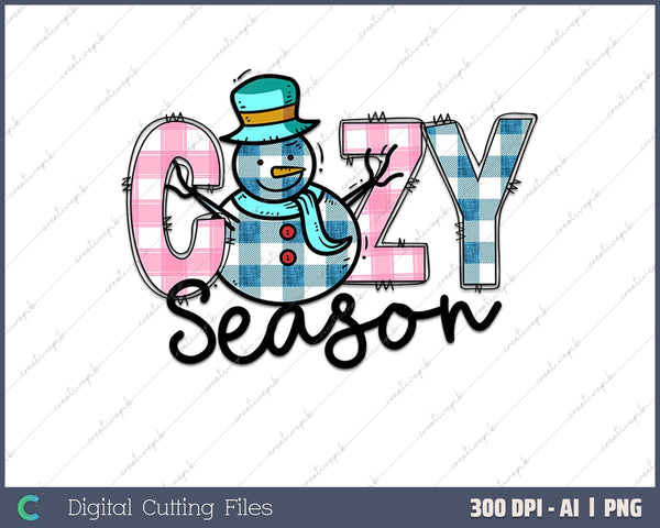 Tis The Season For Pumpkin Spice Cozy AI PNG Sublimation File