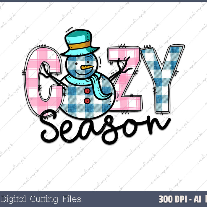 Tis The Season For Pumpkin Spice Cozy AI PNG Sublimation File