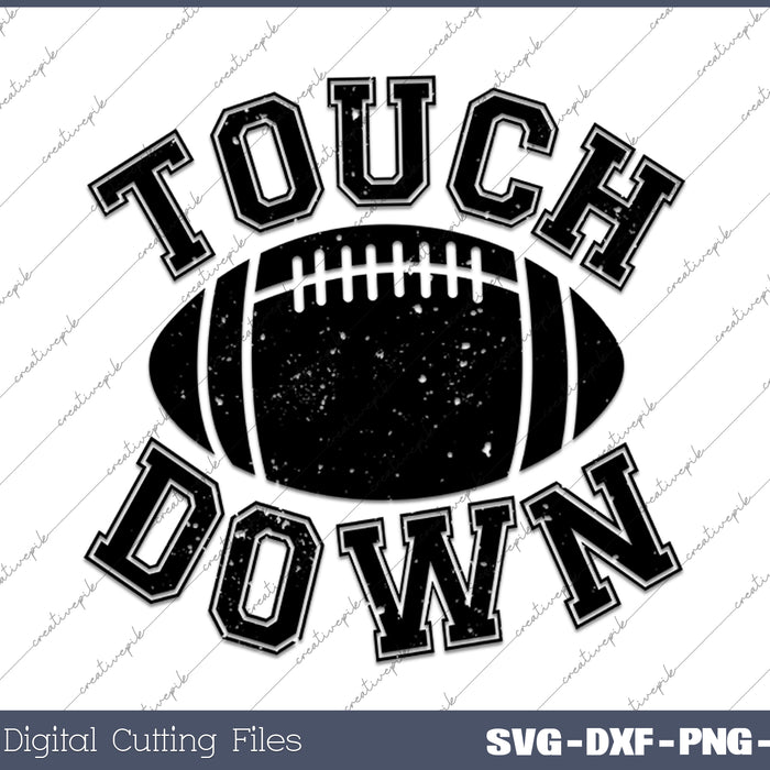 Touchdown Season Game Day Sports SVG PNG Cutting Printable Files