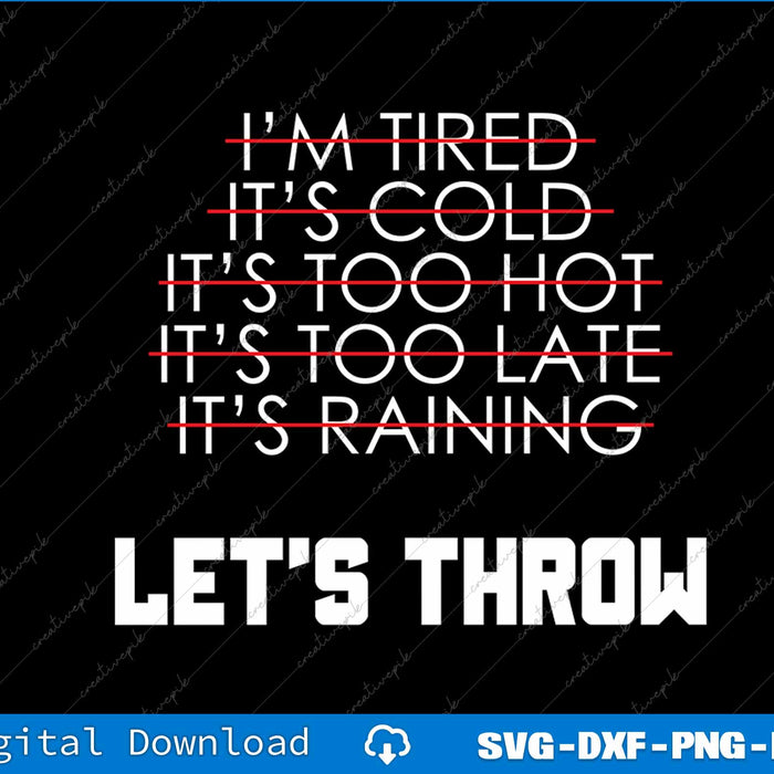 Track And Field Shot Put Discus Thrower SVG PNG Cutting Printable Files