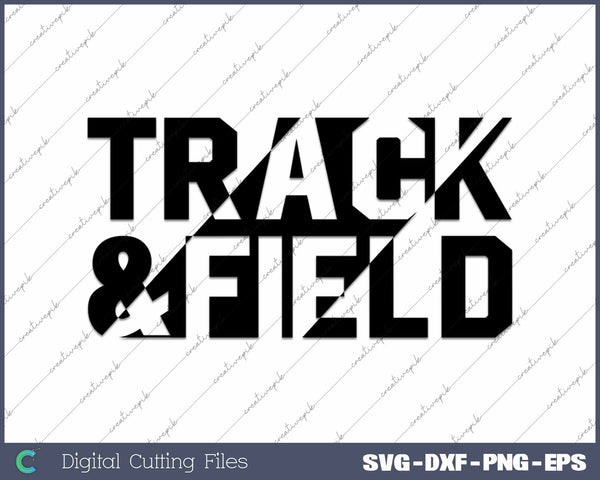 Track And Field Track Team SVG PNG Cutting Printable Files