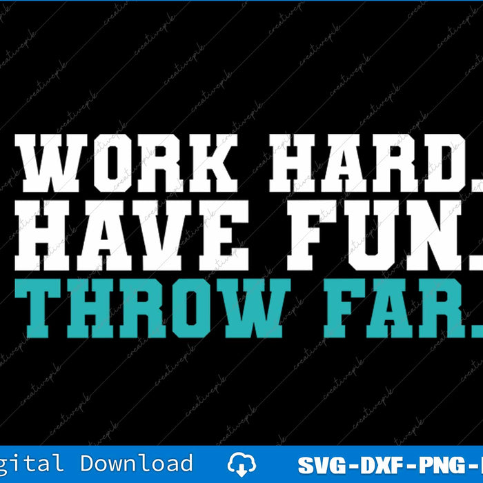 Track Coaches Discus Javelin Shot Put Hammer Throw Far SVG PNG Files