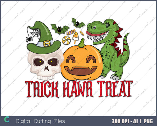 Trick Kawr Treat Halloween