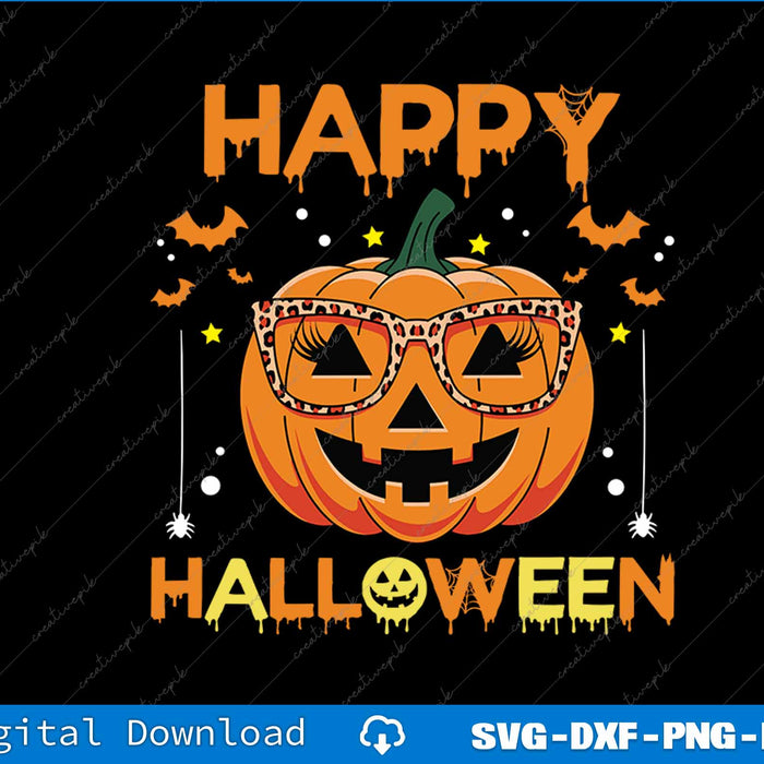 Trick Or Treat Halloween Funny Pumpkin Happy Halloween 2025 SVG PNG Printable File