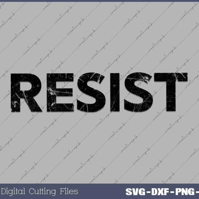 Trump Resist Anti Political SVG PNG Cutting Printable Files