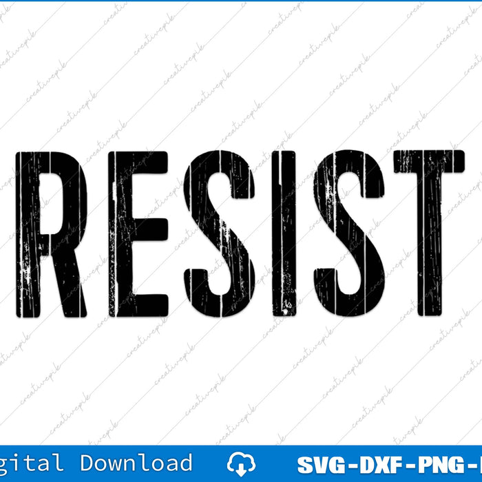 Trump Resist Trump Protest Anti Political Protest SVG PNG File