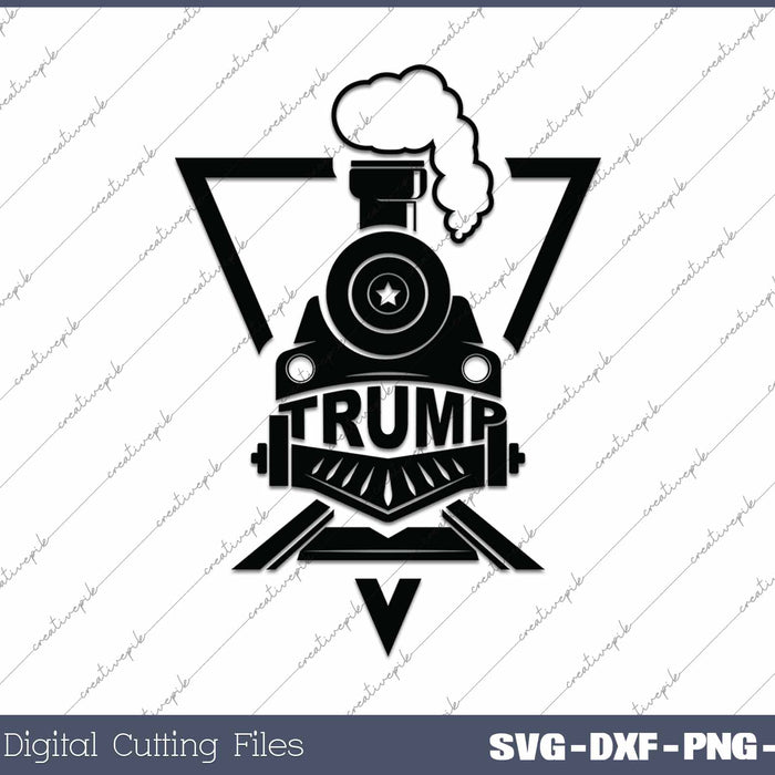 Trump Train President Donald Trump SVG PNG Cutting Printable Files