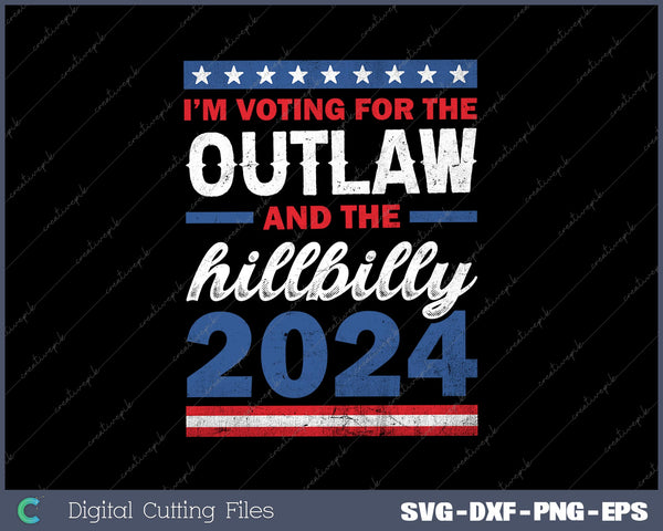 Trump Vance 2024 Donald Trump Outlaw Hillbilly