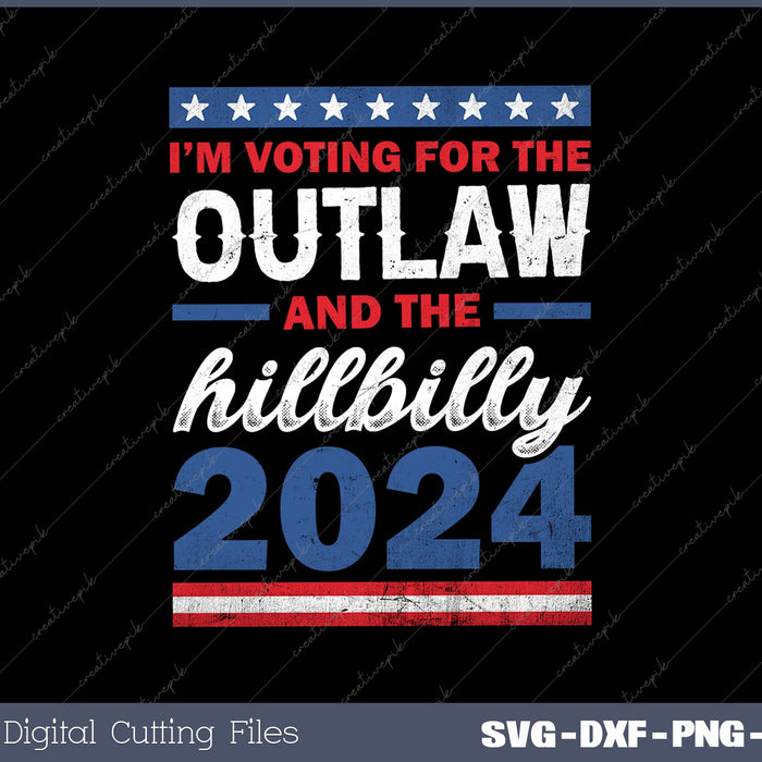 Trump Vance 2024 Donald Trump Outlaw Hillbilly