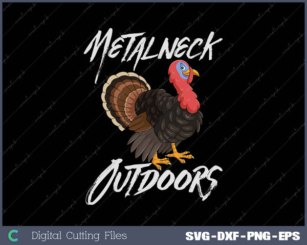 Turkey Design, Hunting, Turkey on back SVG PNG Cutting Printable Files