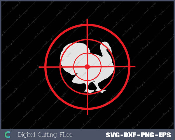 Turkey Hunting Thanksgiving Turkey Hunter SVG PNG Cutting Printable Files