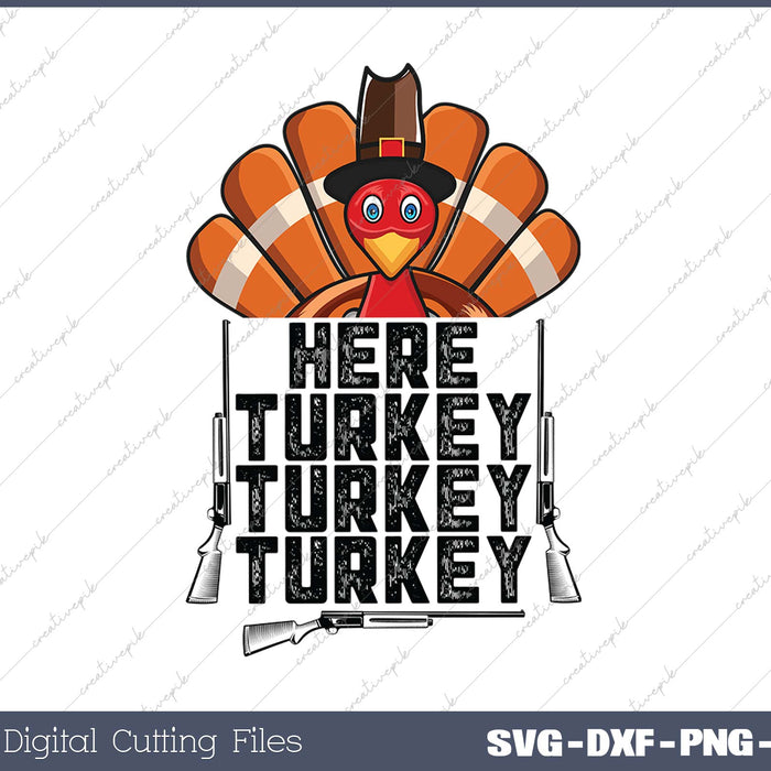 Turkey hunting or men Funny bow turkey hunter SVG PNG Cutting Printable Files