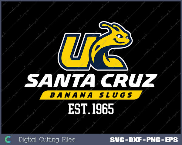 UC Santa Cruz UCSC Banana Slugs Est 1965