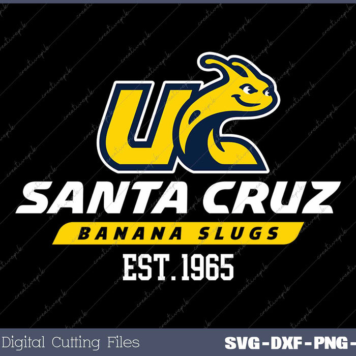 UC Santa Cruz UCSC Banana Slugs Est 1965