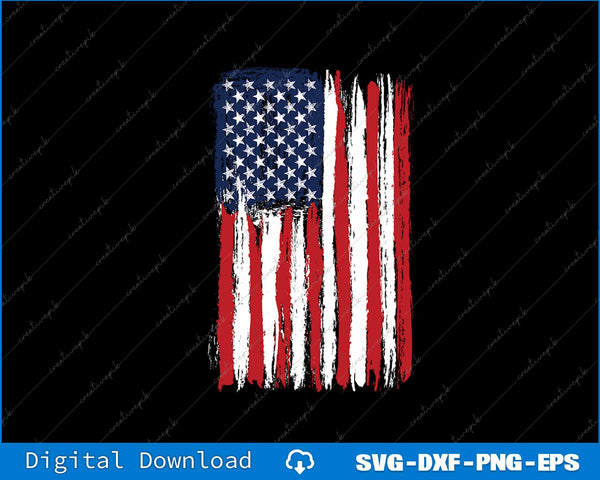 USA Flag American Flag United States of America 4th of July SVG Files