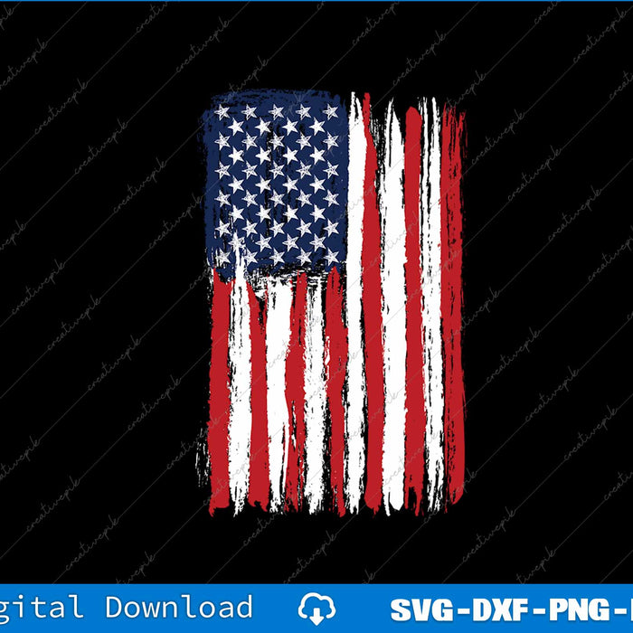 USA Flag American Flag United States of America 4th of July SVG Files