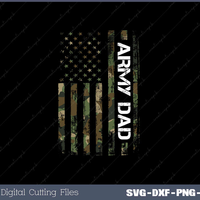 USA Flag Gift For Father's Day SVG DXF PNG Design File