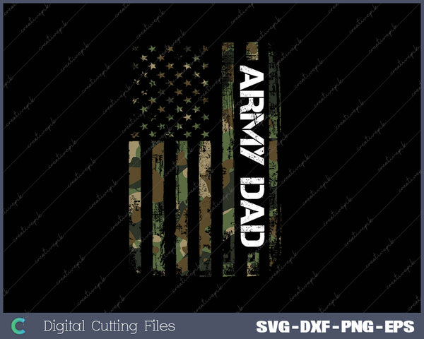 USA Flag Gift For Father's Day SVG PNG Cutting Printable Files