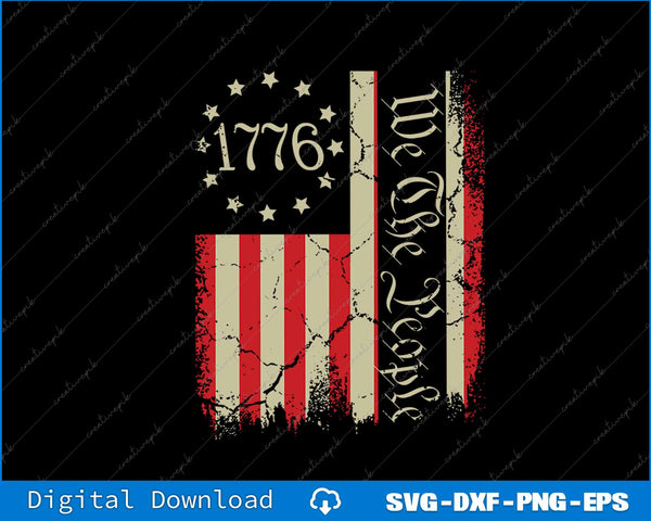 USA US Flag Patriotic 4th of July America SVG PNG Printable Files